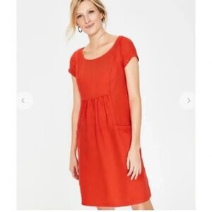Boden Orange Dress – Size 10R – Classic & Chic